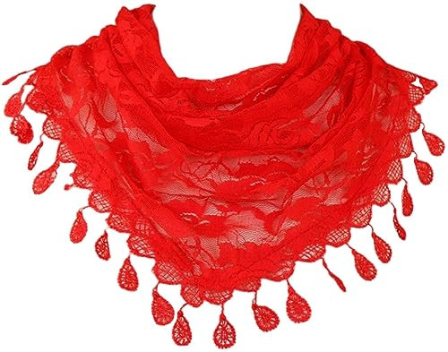 MAIRY Abendkleider Elegant für Hochzeit Geburtstagsgeschenk Halstücher für Damen Mantilla Spitze Schleier Katholisch Schal Stola Kopftuch Kirche Gottesdienst Messe Kapelle Braut Schals DE148009