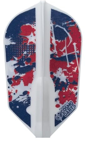 COSMO DARTS Fit Flight Dustin Holt White Mix Super Slim – Dart Flights
