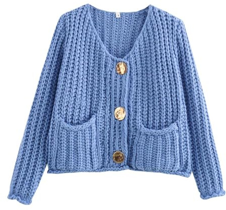 Gilet Femme Hiver Grosse Laine Manteau en Veste Grande Taille Maille Chic Cardigan Long Chaud Noel Bouclette Et Elegant Longue a Bouton Pull Court Noir Rose