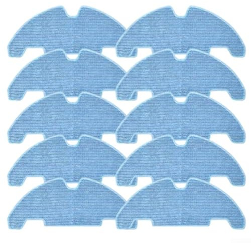 Paños de microfibra de repuesto para robot aspirador Lefant M330 Pro, adecuados para suelos de madera, azulejos y laminados, accesorios de limpieza compatibles, paquete de 4/10 (paquete de 10)
