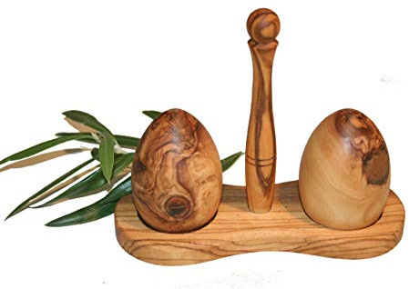 Duo Salière et Poivrière en Bois d'olivier