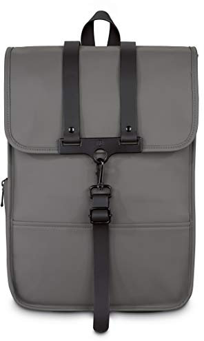 Hama Laptoprucksack 15.6 Zoll, 40 cm (Laptoptasche für Damen und Herren, leichter Rucksack aus wasserabweisendem Material, Tasche mit Tabletfach, verstellbaren Schultergurten, Trolleyband) grau, 00185691