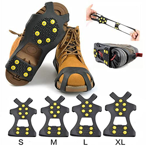 DiamantStar Schuhspikes Schuhkrallen Ice Klampen Schnee Spikes Steigeisen Eiskrallen Anti Rutsch