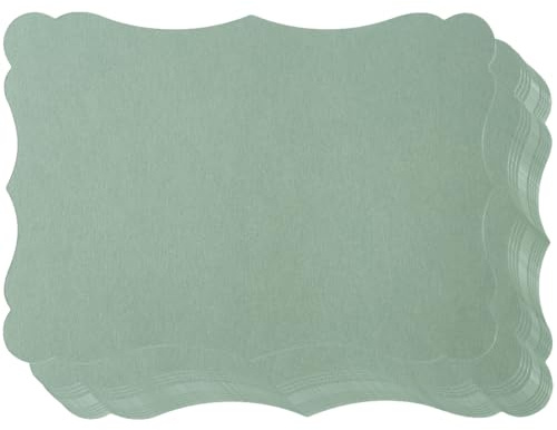 50 Stück salbeigrüne Blanko-Grußkarten, 10,2 x 15,2 cm