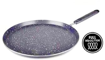 Awesome Premium Non Stick Crepe Pancake Large Heavy Duty Marble Coating CHAPATI ROTI PAN DOSA Two Layer Non Stick Coating TAWA TAVA PAN Flat TAVA 26cm,30cm (30cm)