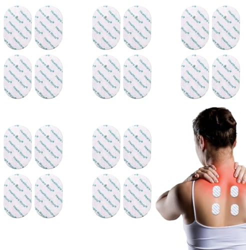 Tens Elektrodenpads TENS/EMS für Knie, Ellenbogen, Schulterschmerzen, selbstklebend, 10 Stück kompatibel mit Neurotrac, Tenscare, Auvon, Elle Tens-Geräte zur Linderung von Knie-, Ellenbogen- und Gelen
