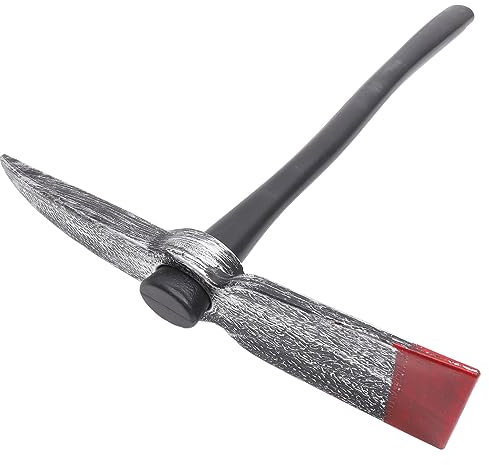 HONMEET Simulierte Halloween Pickaxe Requisiten Für Kostümpartys Kreative Kunststoff Requisite Für Karneval Und Bühnenaufführungen