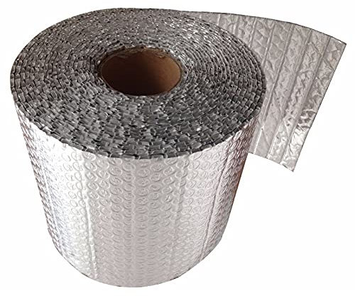 MYRDBT Heizkörperreflektorfolie, Luftpolsterfolien-Isolierung, wärmereflektierende Heizkörper-Isolierfolie, 4–5 mm, Selbstklebende Luftpolster-Isolierfolie für Schuppen, Garagentor, Boden, Dach