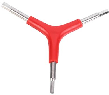 YARNOW Fahrrad Y-schraubenschlüssel Mountainbike Reparaturwerkzeug Aus Langlebigem Stahl Mit Innensechskant 4/5/6mm Tragbar Für Outdoor Radfahrer