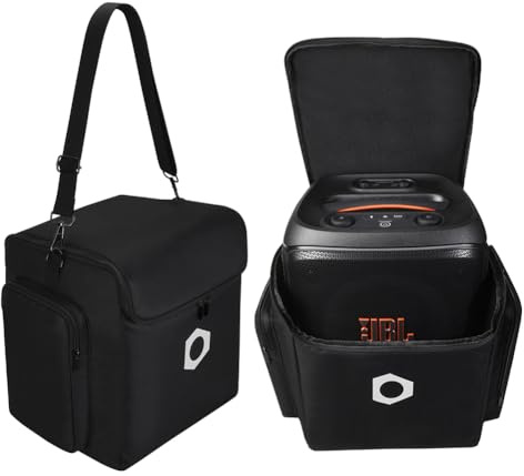 Xinvivion Custodia Multifunzionale per JBL PartyBox Encore 2/PartyBox Encore Essential Altoparlante Portatile per Feste, Borsa con Spallacci Regolabili, Disponibile per Accessori E Microfoni