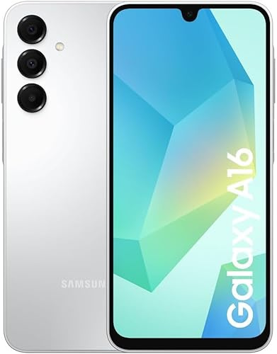 SAMSNG Galaxy A16 4G Mobile Phone, 17 cm (6.7 inches), Double SIM, USB Type-C, 4GBRAM, 128 GB, 5,000 mAh (Grey)