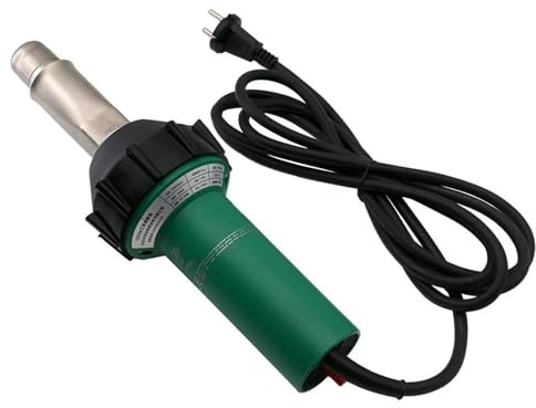 Saldatrice per plastica Saldatrice per plastica da 1600 W, torcia ad aria calda, pistola termica, saldatura di tubi fusi a caldo in PP/PE/PVC, fogli di plastica,geomembrana 2-in-1 Saldatrice Plastica