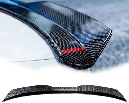 Heckspoiler Auto kompatibel mit VW Arteon Shooting Brake 2017-2024 ABS Material Klebmontage Ohne Bohren, Stabil Installiert, Passend für Auto Tuning(Kohlenstofffaser)