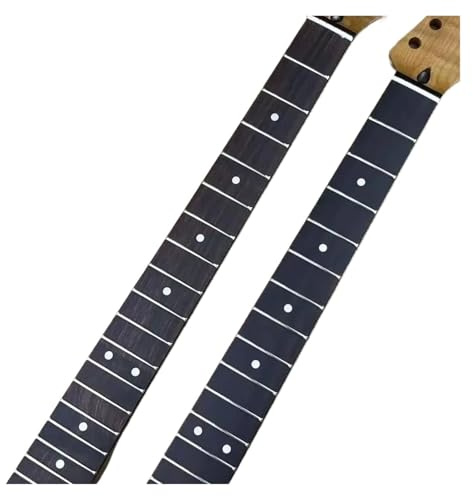 Flame Pattern Guitar Neck Maple Guitar Neck With Redwood Fingerboard