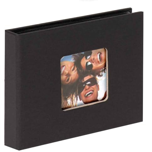 walther design Mini-Fotoalbum schwarz für 36 Fotos 10x15 cm Fun MA-353-B