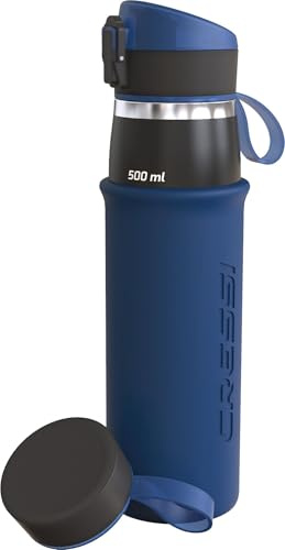 Cressi Water Bottle TISK 500ML Blue Navy