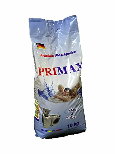 Primax Color Waschpulver (60kg), Colorwaschmittel - stark gegen Flecken, sparsames Waschpulver & ideal für Familien mit Kindern, 20-95° Grad