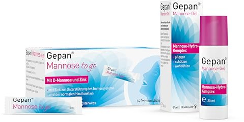Gepan Mannose Set, Mannose effektiv kombinieren, Mannose als Gel & Mannose zum Einnehmen
