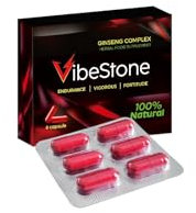 VIBESTONE RED-New Stronger for Longer Formula for Men - Ultra Strong Performance Enhancing Pills, Stamina Endurance Booster RED Supplement Pills for Men - 6 Ginseng Capsules 500MG