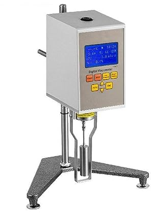 Digital Rotary Viscometer 10-100000 mPa.s Viscosity Meter Tester Fluidimeter Accuracy LCD Display Testing Paints Adhesives,High Efficiency(NDJ-5S)