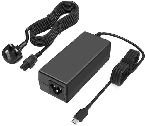 YOBVTBF 65W USB C Laptop Charger Compatible with HP/Lenovo/Dell/Samsung | Compatible with Lenovo ThinkPad/Yoga, Dell Latitude 5420/Chromebook 3100, Asus, Acer, Google series, Reliable Type-C power