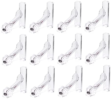 PRETYZOOM 12piezas Pinzas Ajustables para Manteles Sujetamanteles para Casa Faldones De Mesa Resistentes Al Viento