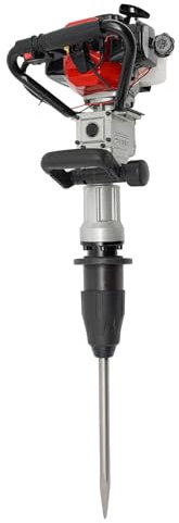 HINOPY Marteau de piquet à essence à 2 temps, 1000 W T - Marteau de démolition portable à essence - Marteau burineur - Avec embout et convertisseur