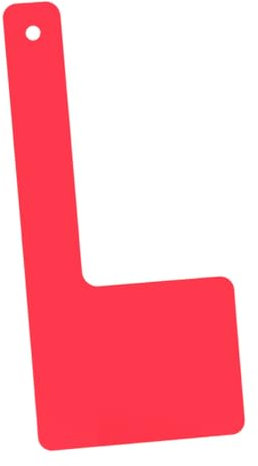 WATIIFUFU Bandera Roja para Buzón Exterior Acrílica Grande Movimiento Multidireccional, Kit de Reemplazo para Buzón de Señal, Resistente para Instalación en Jardín y Patio