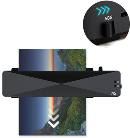 Laminiergerät, 3 Zoll A4 Mini-Laminiergerät, Kleines Laminiergerät, Persönliches Laminiergerät für Fotodateien, Klassenzimmer, Zuhause, Schule, Büro FNL001 (Oreilettmber650va-11)