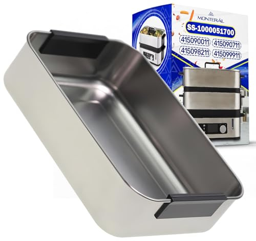 Recipiente di Cottura per Vaporiera Elettrica 180 x 140 x 50 mm con Codice Originale SS-1000051700 per WMF KITCHENminis - Garanzia di 10 Anni - MONTERAL