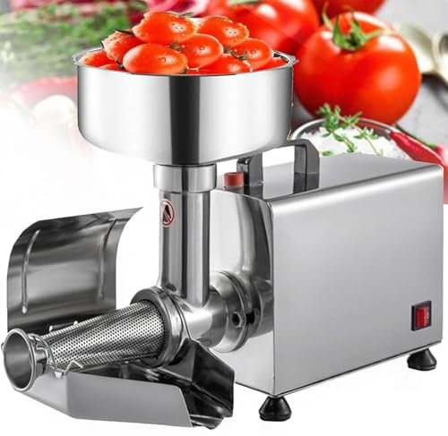 GTHTUHFD Passapomodoro, Passapomodoro in Acciaio Inox E Preparatore di Salse, Spremifrutta Elettrico per Marmellate, Passapomodoro Elettrico Commerciale.