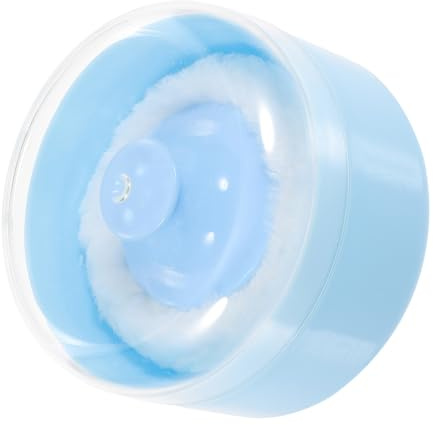 FRCOLOR Puderquasten Etui Für Babys Flauschige Talkumpuder Quaste Mit Aufbewahrungsbehälter Handlicher Körperpuder Applikator Für Babypflege Nach Baden