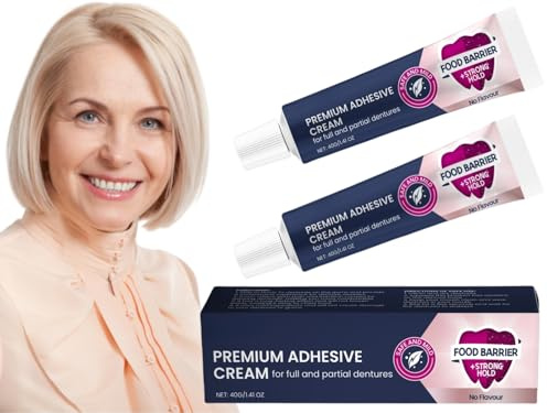 Adesivo Termoplastico per Protesi,2pcs Crema Adesiva per Protesi,Cuscinetto Adesivo per Protesi,Adesivo per Protesi Dentale,Adesivo Termoplastico Per Protesi Dentali Stringe Protesi