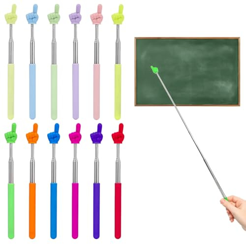 12 unidades de puntero extensible