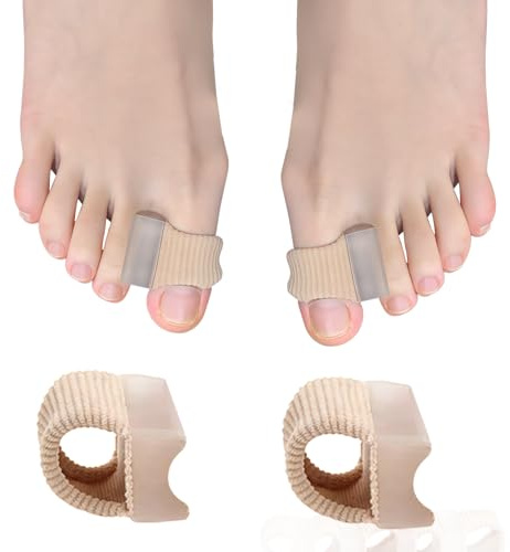 Viexpand 2 Pièces Ecarteur Orteil, Separateur Orteil, Correction De l'Hallux Valgus, Séparateurs D'orteils Pour Hallux Valgus, Protection Orteils, Pour Homme Et Femme(1 Heures)