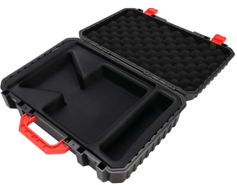 Fabater Custodia Rigida per Satellite, Impermeabile, Antipolvere, Antiurto, in ABS, EVA, Custodia da Viaggio, con Interno in Schiuma, per Kit Parabola Satellitare, Adattatore di