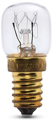 25 W SES Cap 240 V Clear 300âºc Pygmy Oven Lamp by Crompton