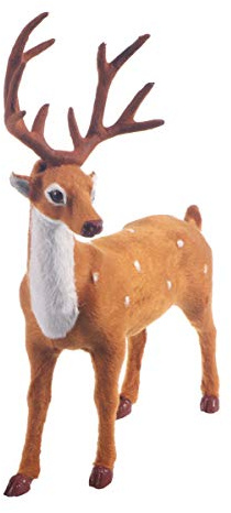 30 cm noël Renne Figurine cerf Artificiel Ornements de Bureau pour noël fête Table cheminée Plateau décoration Cadeau