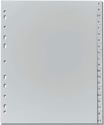 Herlitz Register PP mit Eurolochung A - Z (A-Z | 2er Sparset)