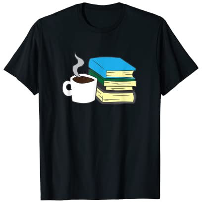 Lecture de livres et café Livres et café T-Shirt