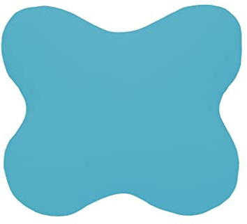 Dukal | Bezug für ACAMAR Seitenschläferkissen Nackenstützkissen | aus hochwertigem DOPPEL-Jersey | 100% Baumwolle | Farbe: Ocean-blau