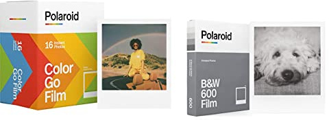 Polaroid Go Instant Film - Double Pack - 6017, 16 Films and B&W Film for 600