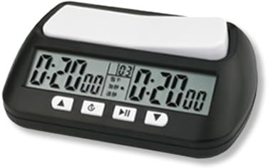 Septpenta Digitale Schachuhr, Professioneller Multifunktioneller Tragbarer Schach Timer mit 7 38 Zeiteinstellungsmodi für Schach und Go