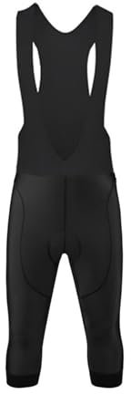 ZOLULA Herren Trägerhose Vollschwarze Sommer-Fahrrad-Trägerhose, 7-Punkte-Hose, Herren/Damen, 3/4-Reitshorts, Outdoor-Radhose (Color : Pants-01, Size : XXXL)