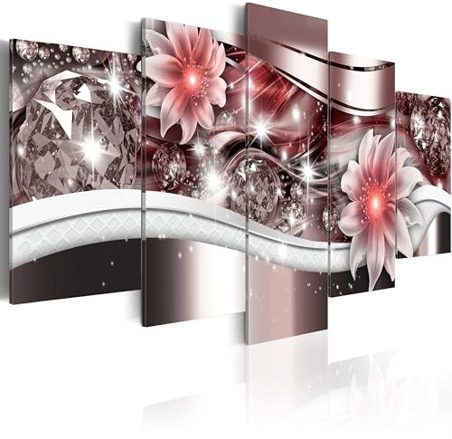 B&D XXL Acrylglasbild 200x100 cm 5 Teilig Wandbild auf Acryl Glasbilder Kunstdruck Moderne Acrylglas Platte Wanddekoration Geschenke Heimdekoration Glasbild b-A-0266-k-o