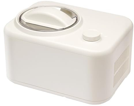 DISHENGZHEN Machine à crème glacée, sorbetière Automatique avec compresseur, Machine à Yaourt glacé 800 ML, Bouton de Commande, pour préparer des sorbets Mous, des sorbets, des Glaces aux Fruits