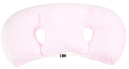 Qianderer Multifunktionales Stillkissen für Zwillinge, Stillkissen für Schwangere, maschinenwaschbar, Baumwollstoff, Doppelstützkissen, 20 cm (Rosa, 20 cm)