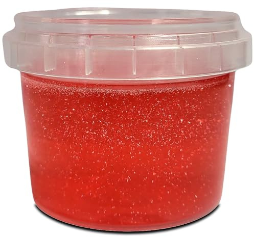 Strawberry Milkshake Jelly Soap - 100g Bath & Shower Jelly - Sweet Scent - Vegan Friendly - Puddle of Wax - Made in the UK