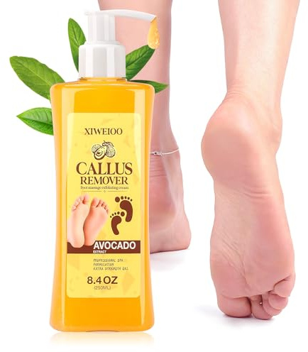 XIWEIOO Foot Callus Remover Gel Kit Heel Exfoliator Dead Skin Remover Pedicure Foot Spa Products Set Home Pedicure Foot Care Spa Supplies for Rough, Dry, Cracked Skin Cracked Heel, Professional
