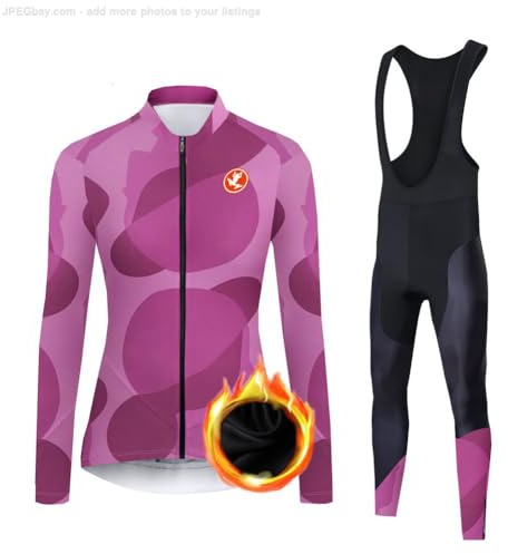 UGLY FROG 2025 Fahrradtrikot Set Lang Radbekleidung Winter Sportbekleidung Radtrikot +Fahrradhose Outdoor Bike Thermo Sportdress MTB Sets